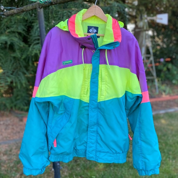Vintage Columbia 9s Colorful Jacket 